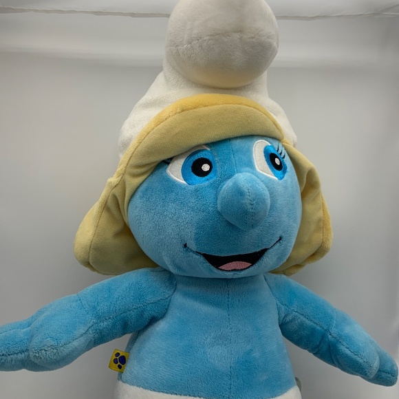 Build-A-Bear The Smurfs Smurfette 16" Plush Stuffed Animal - Picture 2 of 13
